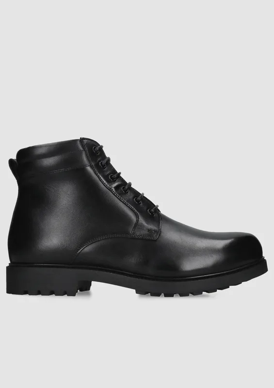 Czarne trzewiki Olivier — Konopka Shoes