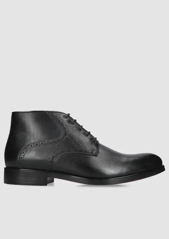 Czarne trzewiki Felix — Konopka Shoes