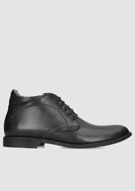 Czarne trzewiki Teo II — Konopka Shoes