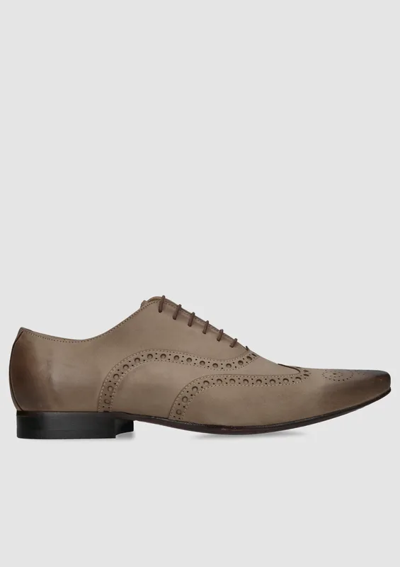 Beżowe półbuty Tommaso — Konopka Shoes