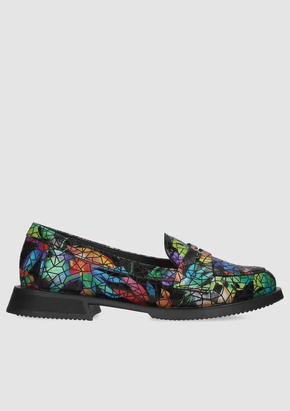 Kolorowe loafersy Julia — Konopka Shoes