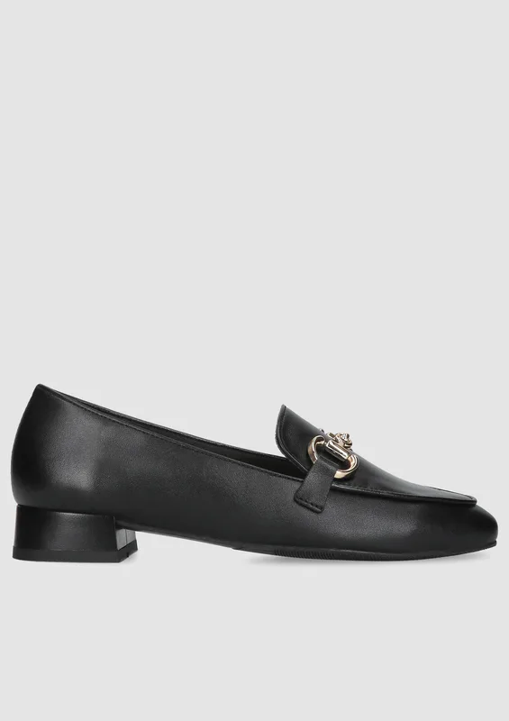 Czarne loafersy Luisa — Konopka Shoes