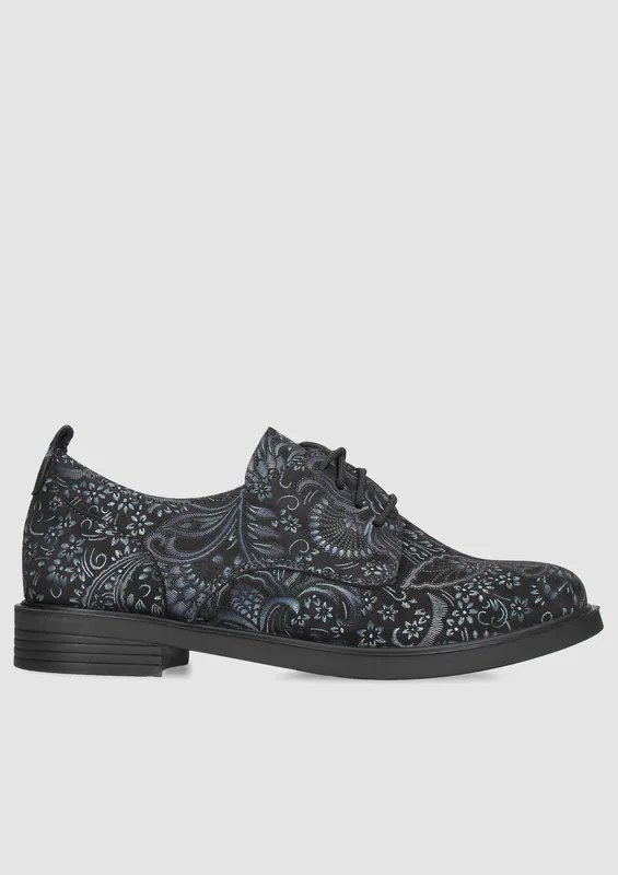 Granatowe półbuty Emma — Konopka Shoes