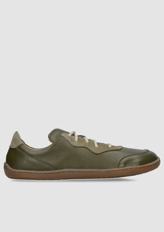 Zielone półbuty Barefoot — Konopka Shoes