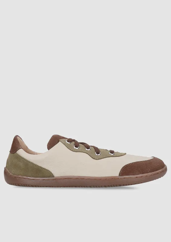 Beżowe półbuty Barefoot — Konopka Shoes