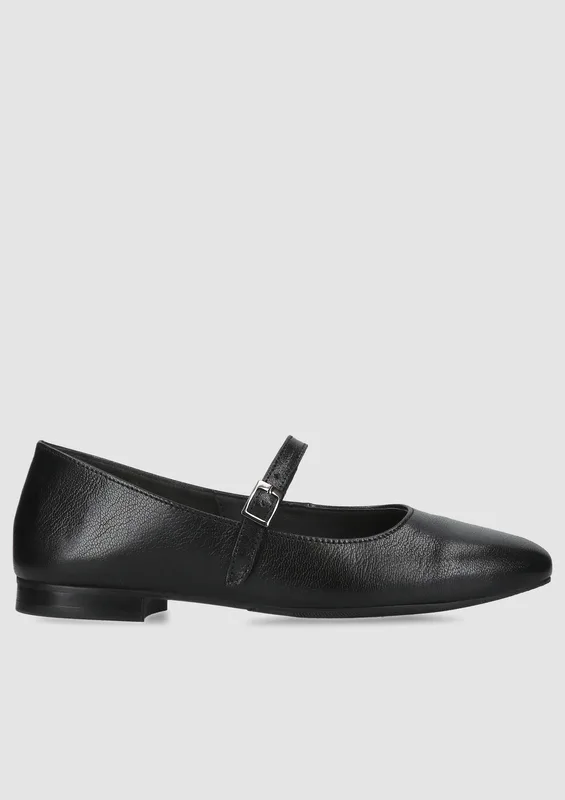 Czarne baleriny Luisa — Konopka Shoes