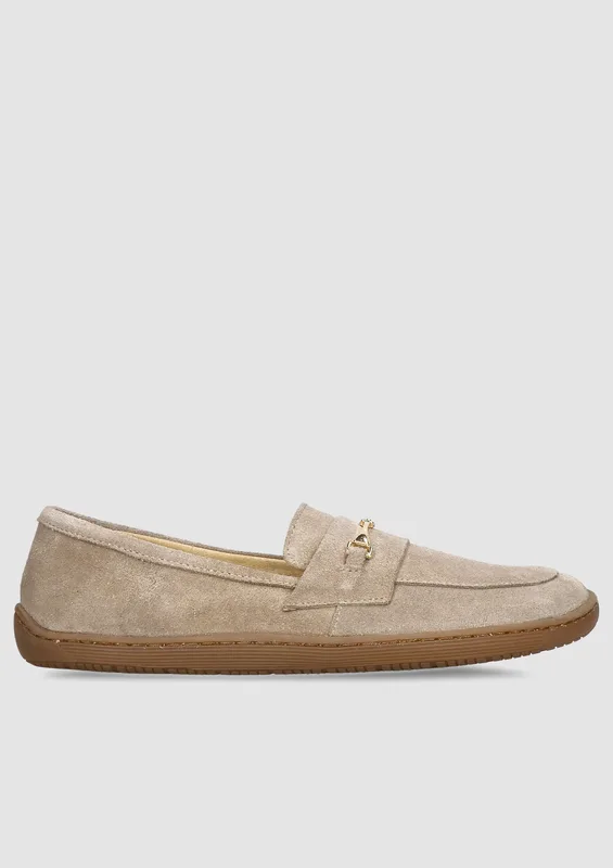 Beżowe półbuty Barefoot — Konopka Shoes
