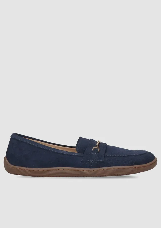 Granatowe półbuty Barefoot — Konopka Shoes