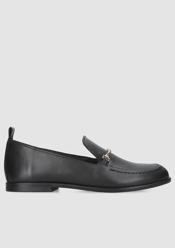 Czarne półbuty Sabine — Konopka Shoes
