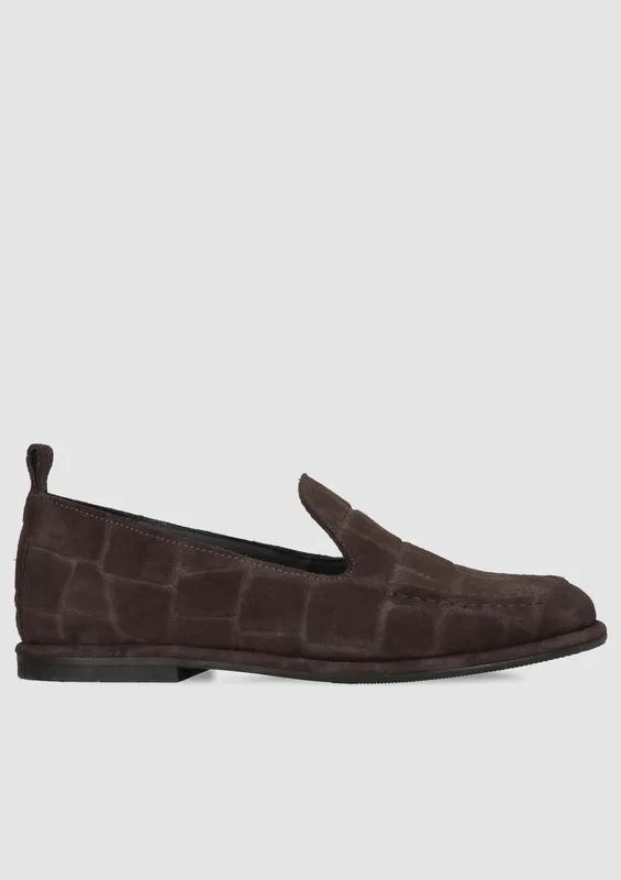 Brązowe półbuty Sabine — Konopka Shoes