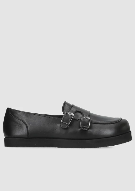 Czarne półbuty Barefoot — Konopka Shoes