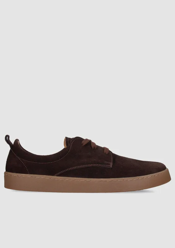 Brązowe półbuty Barefoot — Konopka Shoes