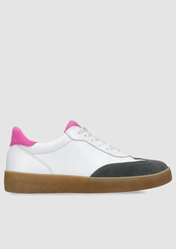 Białe sneakersy Luiza — Konopka Shoes