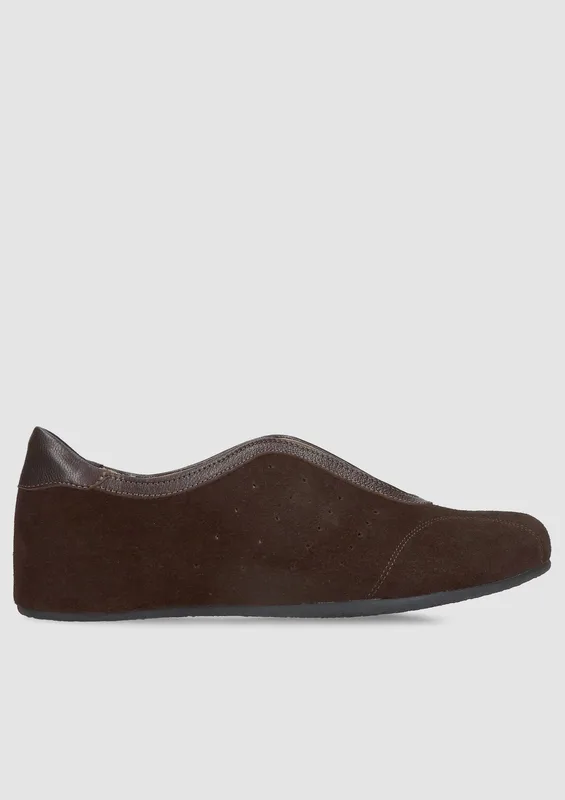Brązowe sneakersy Julia — Konopka Shoes