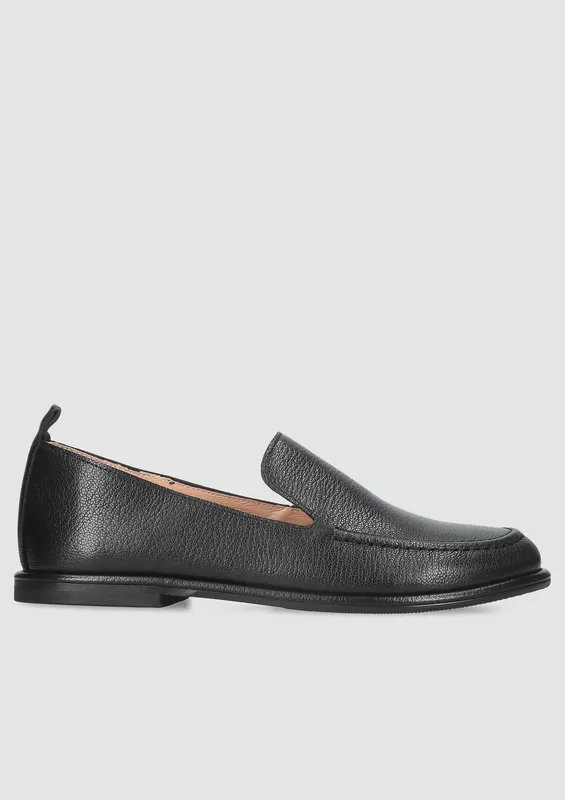 Czarne półbuty Margherita — Konopka Shoes