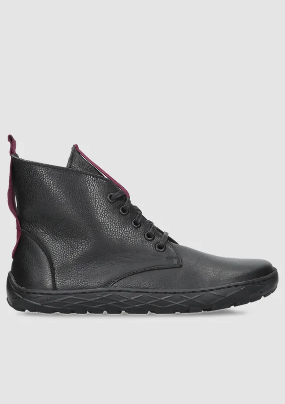 Czarne botki Barefoot — Konopka Shoes