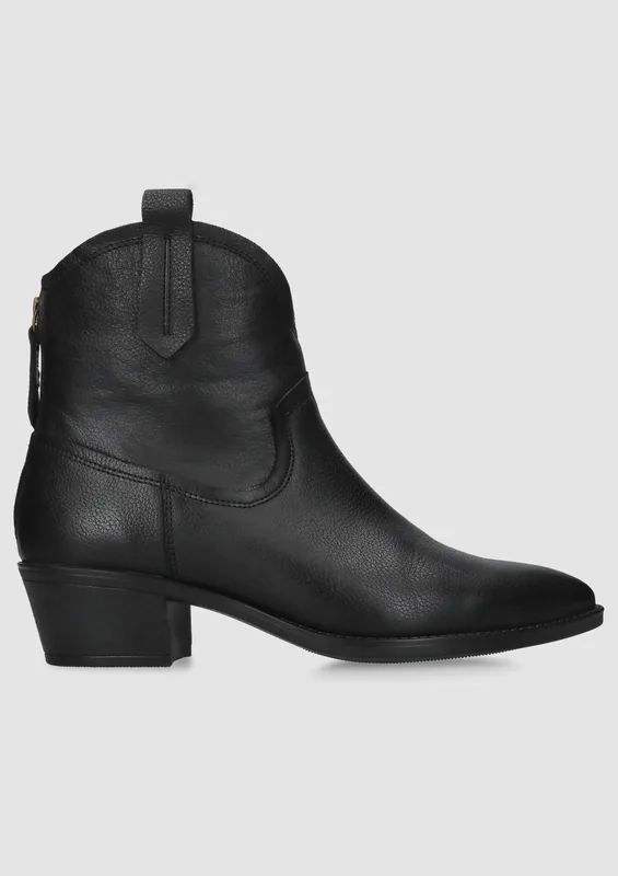 Czarne kowbojki Carmen — Konopka Shoes