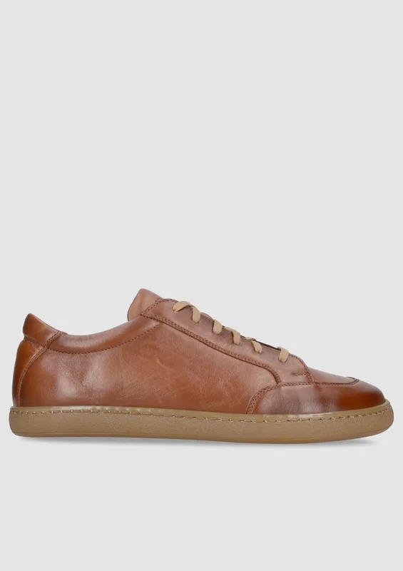 Brązowe półbuty barefoot — Konopka Shoes