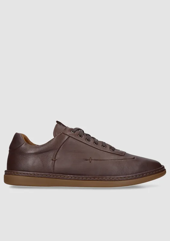 Brązowe półbuty Casey — Konopka Shoes