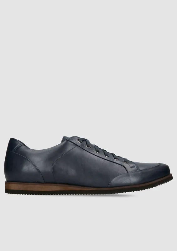 Granatowe sneakersy Ksawery — Konopka Shoes