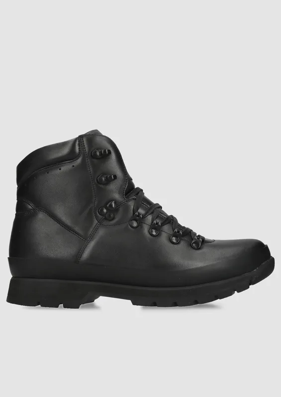 Czarne trzewiki Magnus — Konopka Shoes