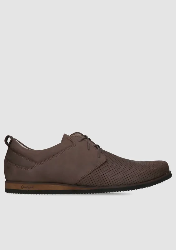 Brązowe półbuty Ksawery — Konopka Shoes