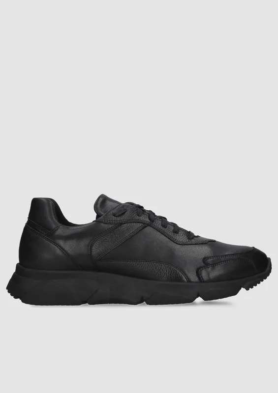 Czarne sneakresy Jazon — Konopka Shoes