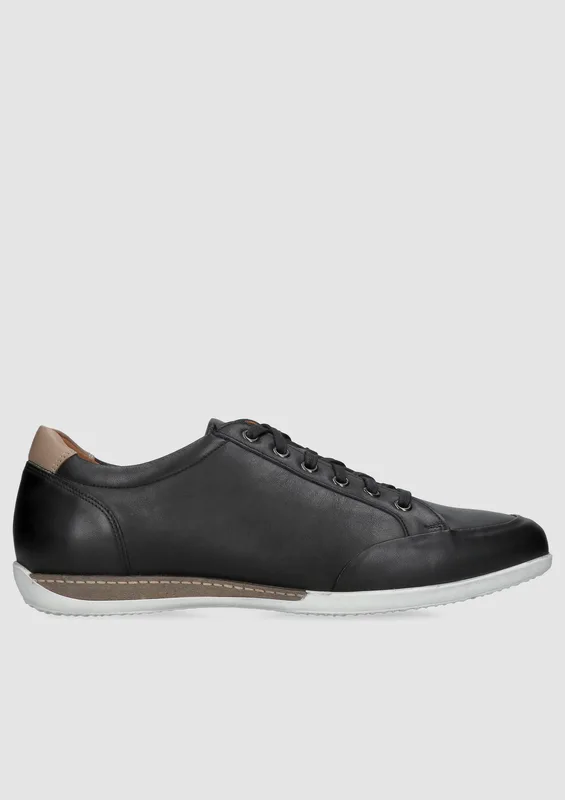 Czarne sneakersy Rico — Konopka Shoes