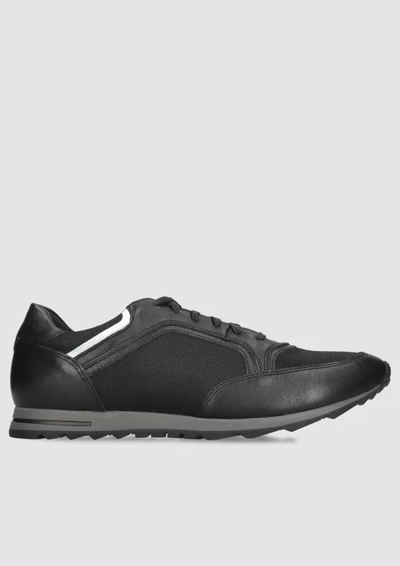 Czarne sneakersy Denis — Konopka Shoes