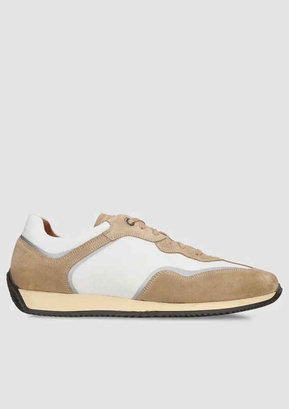 Beżowe sneakersy James — Konopka Shoes