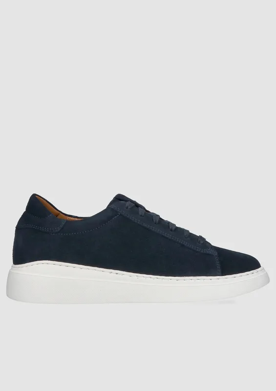 Granatowe sneakersy Piper — Konopka Shoes