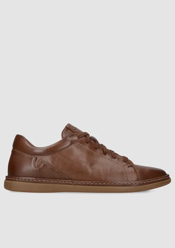 Brązowe sneakersy Casey — Konopka Shoes