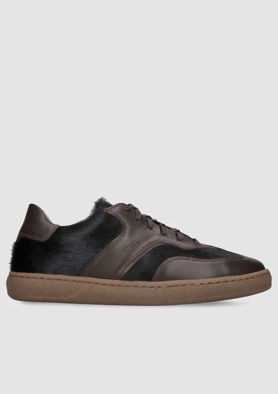 Brązowe sneakersy Lumi — Konopka Shoes