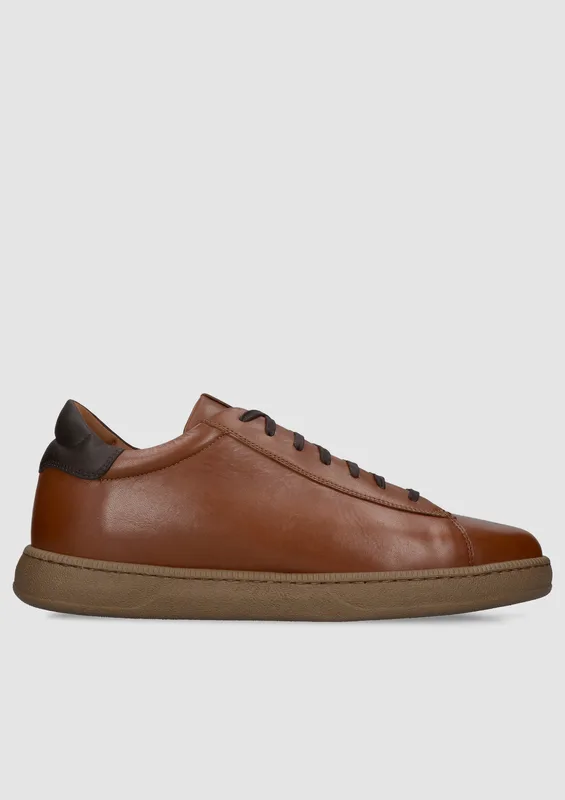 Brązowe podwyższające Nico +6 cm — Konopka Shoes