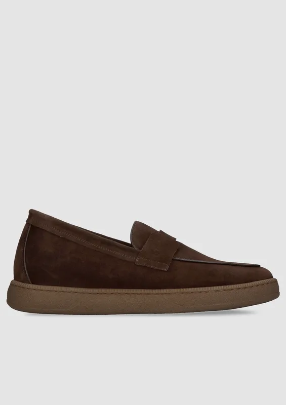 Brązowe buty podwyższające Nico +6 cm — Konopka Shoes