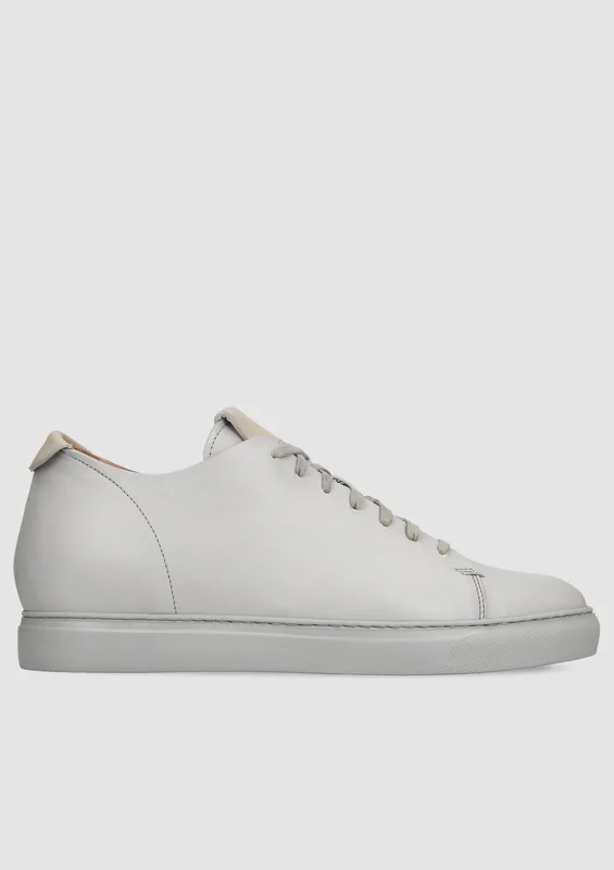 Szare buty podwyższające Xavier +6 cm — Konopka Shoes