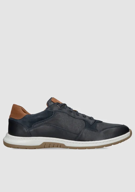 Granatowe sneakersy Edgar — Konopka Shoes