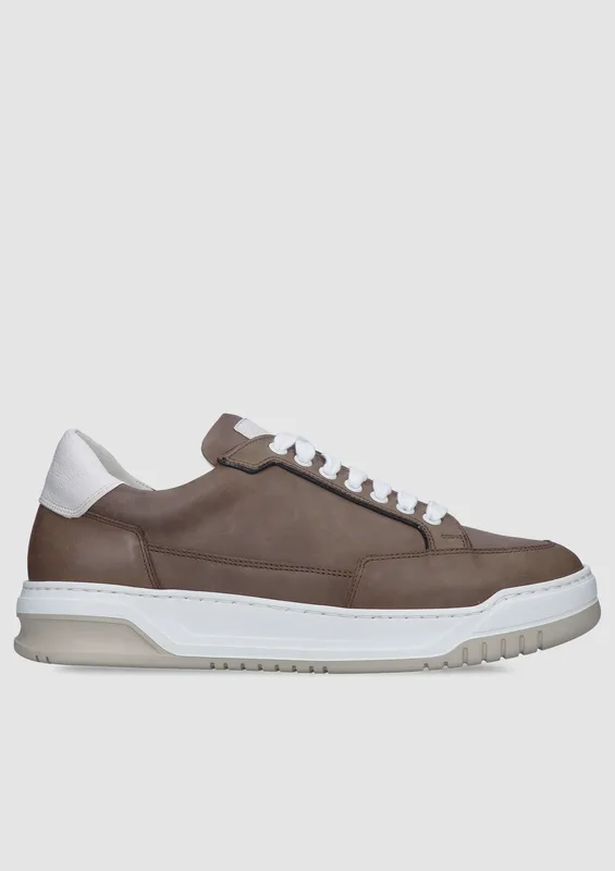 Brązowe sneakersy Evan — Konopka Shoes