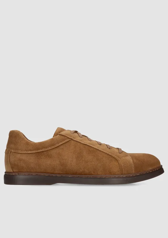 Brązowe sneakersy Rovian — Konopka Shoes