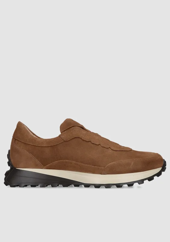 Brązowe sneakersy Cillian — Konopka Shoes
