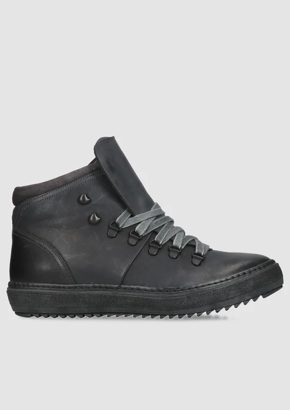 Szare trzewiki Isak — Konopka Shoes