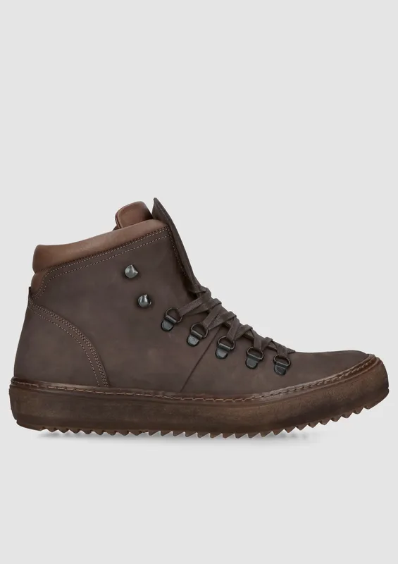 Brązowe trzewiki Isak — Konopka Shoes
