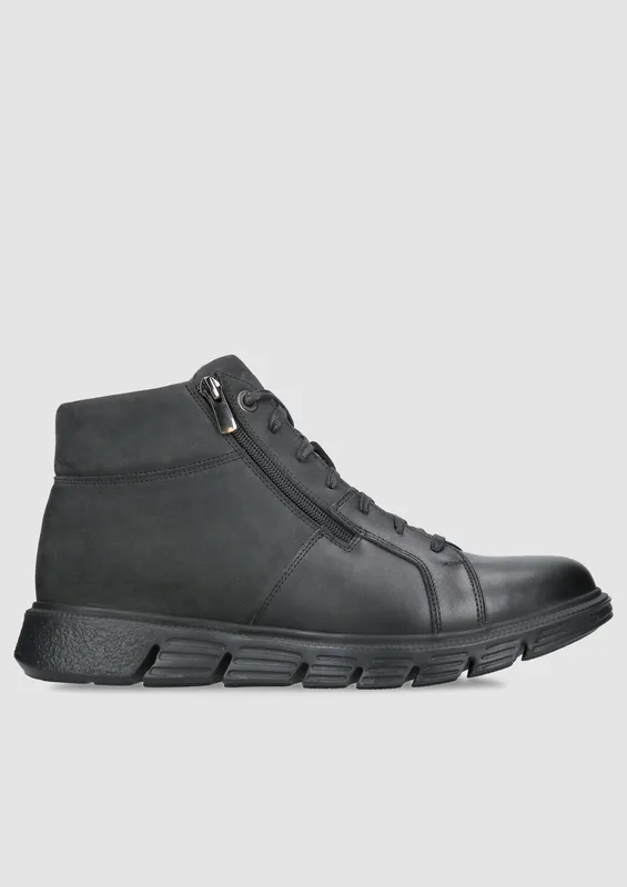 Czarne trzewiki Markus — Konopka Shoes