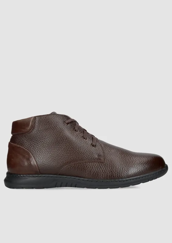 Brązowe trzewiki Edgar — Konopka Shoes
