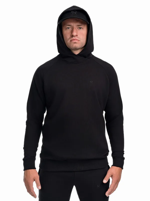 Bluza z kapturem Czarna — KRASS