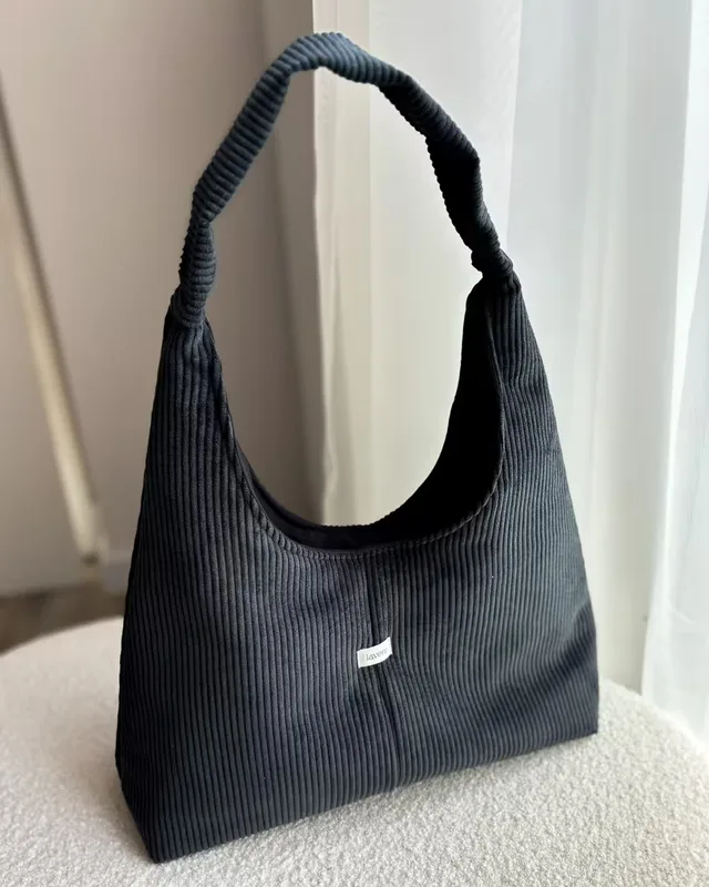 Torebka Hobo LARA Deep Grey — Laveni