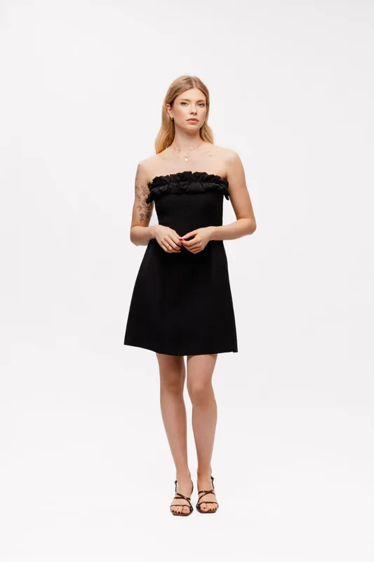 Sukienka Deia (Black) – 3w1 z akcesoriami — Less is Blessed