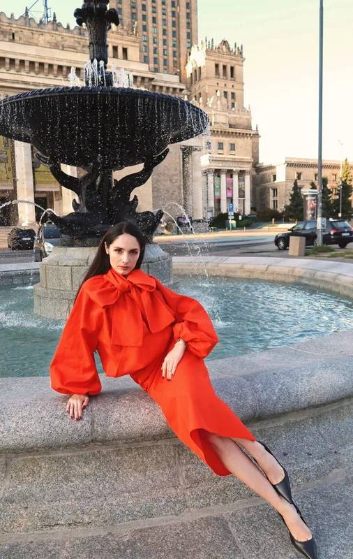 The Eleanoro bomber jacket ogień — Lia