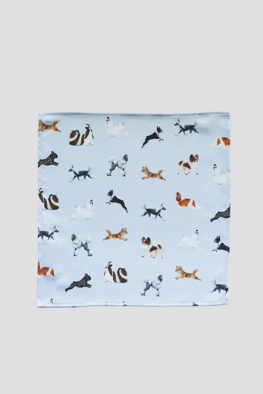 Poszetka błękitna Toy Dogs — LOANI