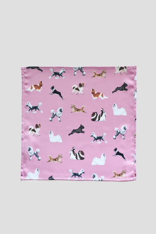 Poszetka różowa Toy Dogs — LOANI